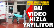 Denizli Devlet Hastanesi’nde çekilen görüntü hızla yayılıyor