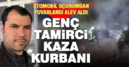 Tavas’ta şarampolden uçan otomobil alev aldı, sürücüsü öldü