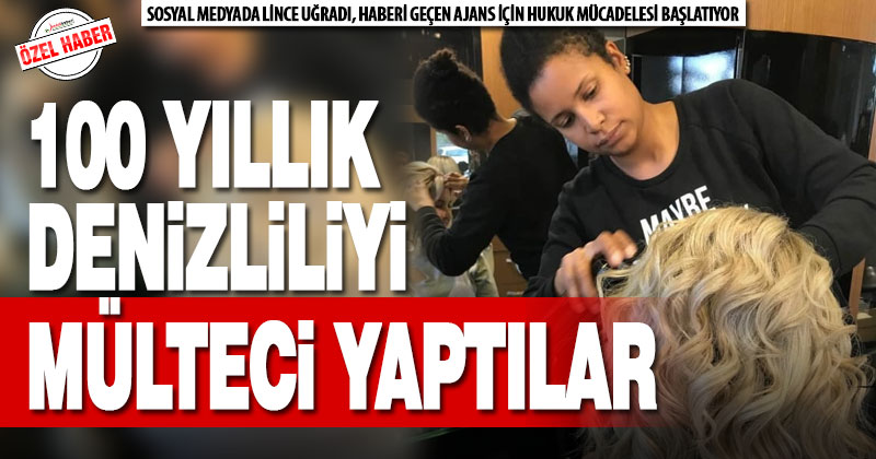 Asker uğurlamaya giden Denizlili kuaförün fotoğrafını mülteci diye servis ettiler