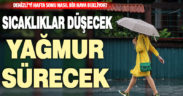 Denizli hafta sonunu yağışlı geçirecek