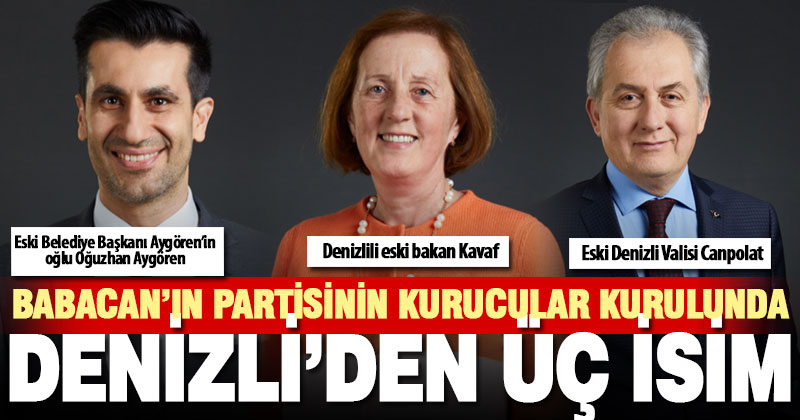 Babacan’ın partisinin kurucular kurulu üyeleri açıklandı, 3 tanıdık isim var
