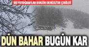 Mart ortasında, yüksekler kar altında