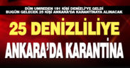 191 kişi umreden doğrudan Denizli’ye geldi, 25’i Ankara’da karantinaya alınacak
