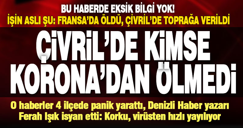 Fransa’da koronavirüsten ölen Çivrilli vatandaş, yoğun güvenlik altında topağa verildi