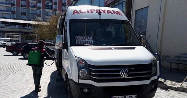 Acıpayam minibüs seferleri durduruldu