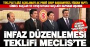 İnfaz düzenlemesine ilişkin kanun teklifi TBMM Başkanlığına sunuldu