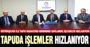 Denizli Büyükşehir ile Tapu Kadastro tapu için işbirliği yaptı