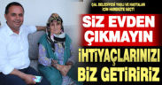 Çal Belediyesi evden çıkmayan yaşlıların ihtiyaçlarını karşılıyor