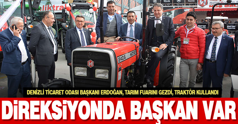 DTO heyeti Ege Tarım, Sera ve Hayvancılık Fuarı’na çıkarma yaptı