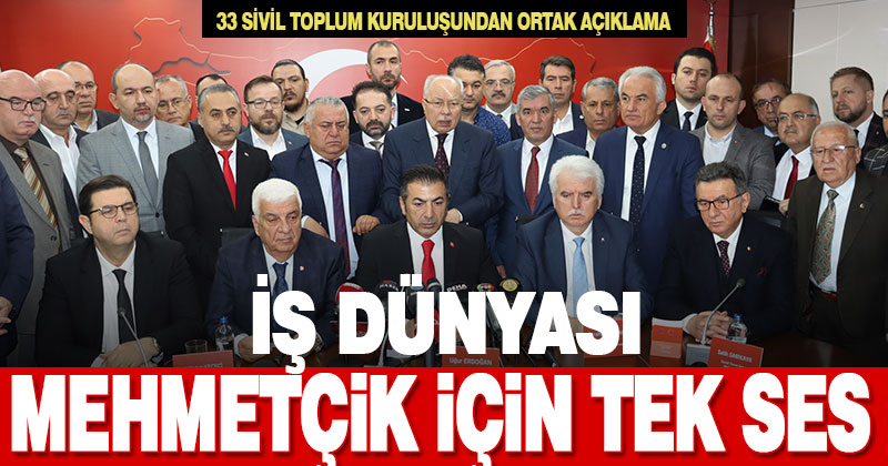 Denizli iş dünyası Mehmetçik için tek ses