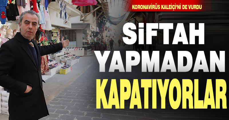 Esnaf siftah yapmadan dükkan kapatıyor