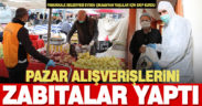 Yaşlıların ihtiyaçlarını Pamukkale Belediyesi zabıtaları karşıladı