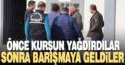 Kurşun yağdırdıkları işyerine barışmaya gelince yakalandılar