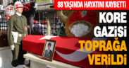 88 yaşındaki Kore Gazisi toprağa verildi