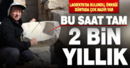 Laodikya’da 2 bin yıllık güneş saati bulundu
