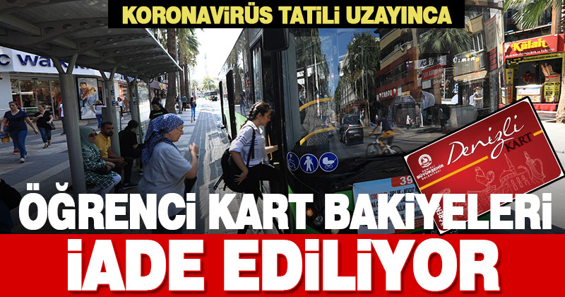 Büyükşehir öğrenci kart bakiyelerini iade ediyor