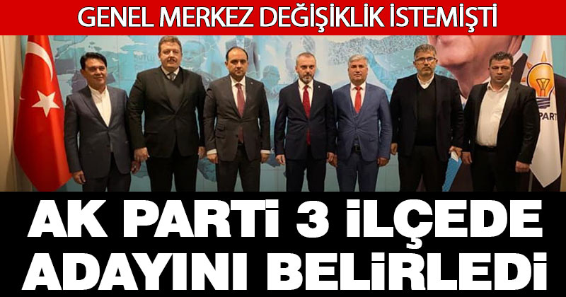 AK Parti Acıpayam, Honaz ve Çameli ilçe başkan adaylarını belirledi
