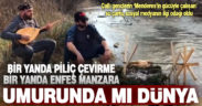 Çallı gençlerin, su çarklı pikniği sosyal medyanın ilgi odağı oldu