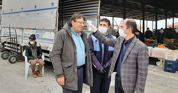 Çal’da korona önlemleri artırıldı