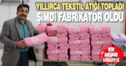 Tekstil artığı toplayarak başladığı sektörde ihracatçı oldu