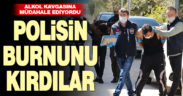 Kavgaya müdahale eden polis memurunun burnu kırıldı