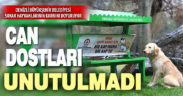 Büyükşehir can dostları da unutmadı