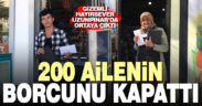 Gizemli hayırsever 200 ailenin veresiye borcunu kapattı
