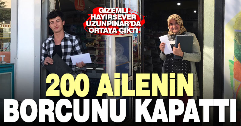 Gizemli hayırsever 200 ailenin veresiye borcunu kapattı