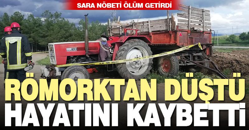 Acıpayam’da römorktan düşen çiftçi hayatını kaybetti