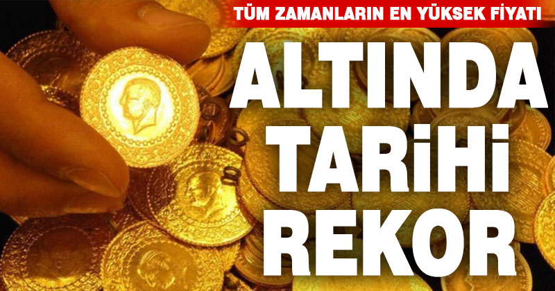 Altın tüm zamanların rekorunu kırdı