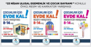 Evde kal, 23 Nisan yarışmasına katıl