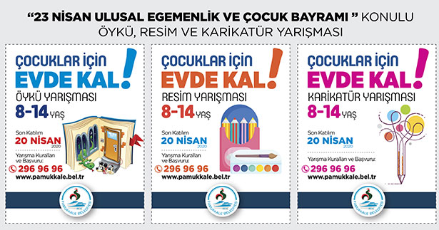 Evde kal, 23 Nisan yarışmasına katıl