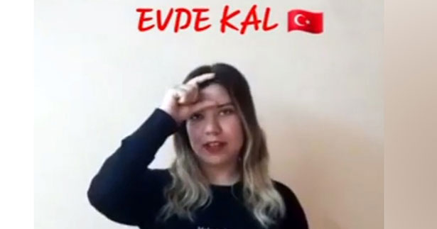 PAÜ’lü öğrencilerden işaret diliyle çağrı