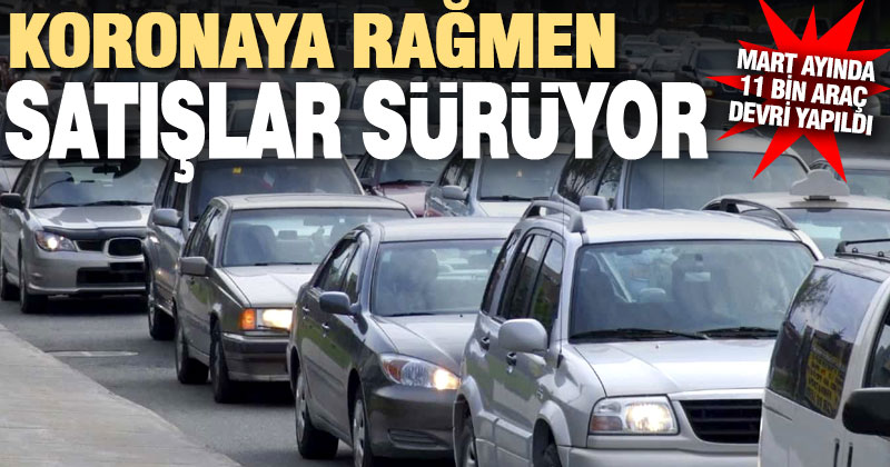 Mart ayında Denizli’de 11 bin araç satıldı