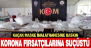 Polis, sağlıksız ortamda maske üretimine izin vermedi