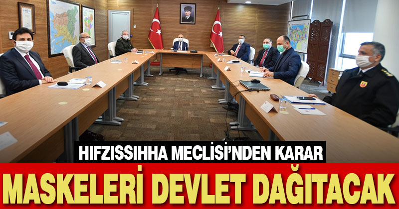 Maskeleri devlet dağıtacak