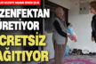 Bozkurt Belediye Başkanı Birsen Çelik dezenfektan üretiyor, ücretsiz dağıtıyor
