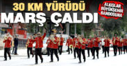 Alkışlar Denizli Büyükşehir Belediyesi bandosuna