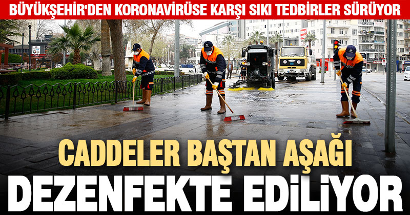 Büyükşehir’den koronavirüse karşı sıkı tedbirler