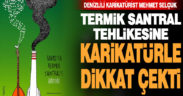 Termik santrale karikatürle dikkat çekti