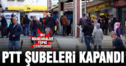 Sosyal mesafe kuralı ihlal ediliyordu, PTT’ler kapatıldı
