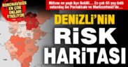 Denizli’nin 65 yaş üstü haritası