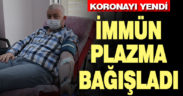 Koronayı yenen tekstilci immün plazma bağışladı