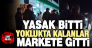 Yasağın bitmesiyle yakıt istasyonları akına uğradı