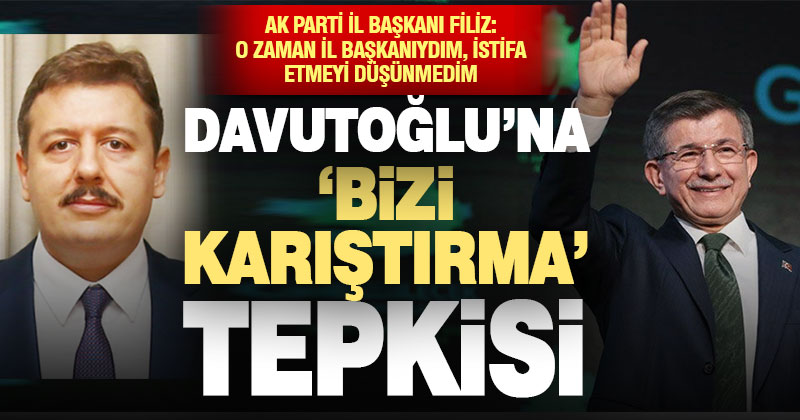 Davutoğlu’nun ‘tüm teşkilatlar benimle istifa etmek istedi’ açıklamasına Denizli’den tepki