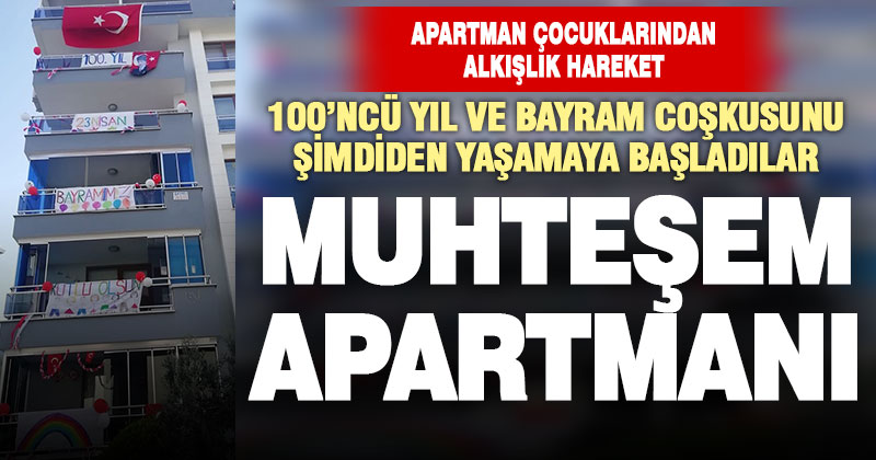Bu apartman TBMM’nin açılışının 100’ncü yılını muhteşem kutluyor