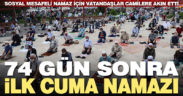 Denizli’de 74 gün sonra ilk cuma namazı kılındı