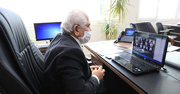 İlçe belediyelere telekonferansla eğitim