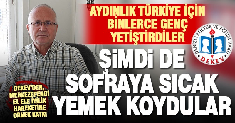 DEKEV, Merkezefendi İyilik Hareketi’ne ayni yardımla destek verdi