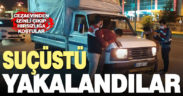 Cezaevinden izinli çıkan 2 hükümlü, hırsızlıktan dönerken suçüstü yakalandı